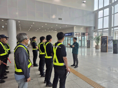 평택·당진항 국제여객터미널 지진해일 대피훈련 실시